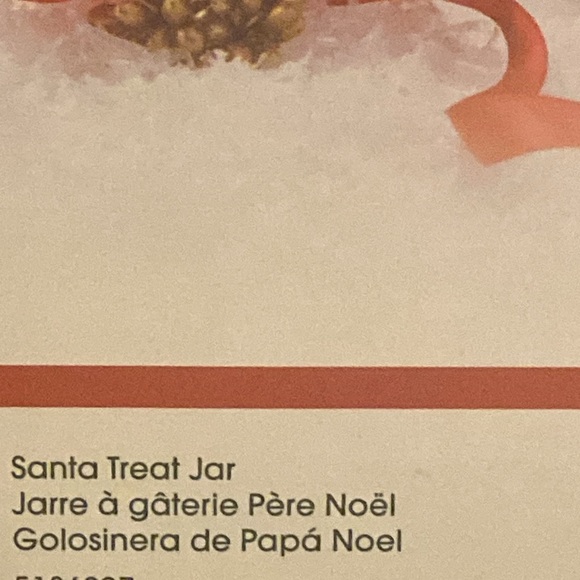 🎄 🍪🎄NWT Pfaltzgraff Winterbury Santa Cookie or Treat Jar - Picture 3 of 14